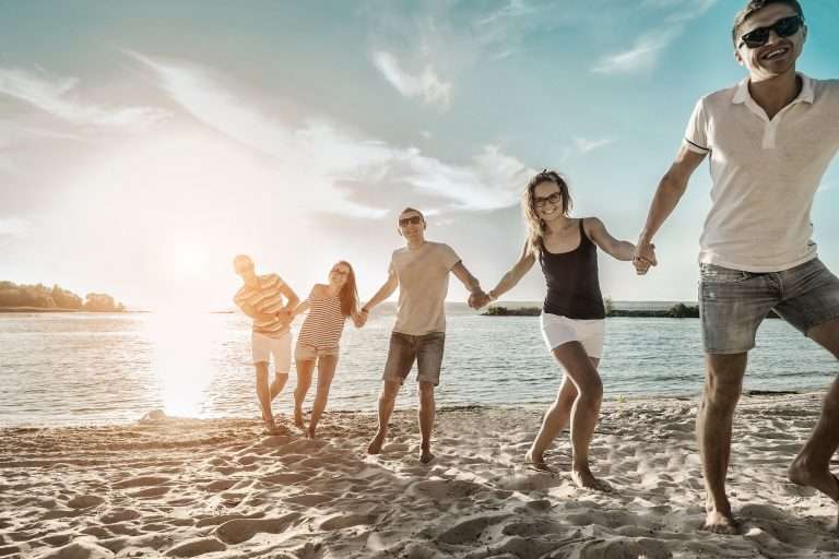 Ausflug zur Playa de Palma mit Spielen am Strand